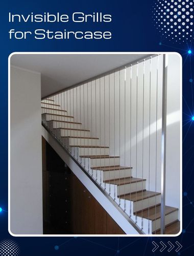 Invisible Grills for Staircase